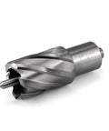 Annular cutter, 1-inch cutting diameter, Weldon shank, HSS bit for magnetic drill press