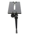 Front view of Bead Roller For Sheet Metal With 12 Inch Capacity Hand Crank Beading Tool 6 Dies Pro Grade Metal Fabrication Gear.