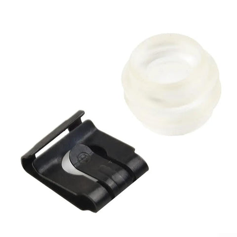 Auto Trans Gear Bushing And Shift Linkage Clip Kit For Mercedes Benz 190D 190E 300D 300E S Class SL Direct Replacement Set 20 Pieces Rubber And Metal Components For Smooth Transmission Linkage close-up of rubber bushing and metal clip.