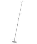 Adjustable Paint Roller Featuring Built In Splatter Guard For Ceilings And Walls No Fuss Long Reach Handle Smooth Sailing Drywall Painting Project No Drip Design Ready with extended steel pole.