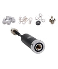 Replacement Adapter Sleeve For 3 8 24 To SO239 Fits Antenna Tripod Tower Portable Lightweight Accessory shown with connectors