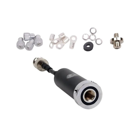 Replacement Adapter Sleeve For 3 8 24 To SO239 Fits Antenna Tripod Tower Portable Lightweight Accessory shown with connectors