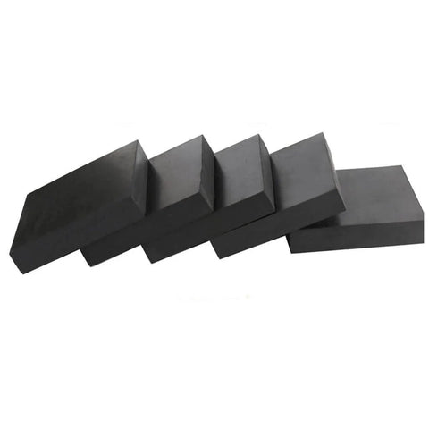 4 Pack Black Rubber Sheets Damping Gasket Pads With 2 Millimeter 3 Millimeter 4 Millimeter 5 Millimeter 6 Millimeter 8 Millimeter 10 Millimeter Thickness 50 By 50 Square Plate Heavy Duty Shock Absorption Wear Resistant Waterproof Sun Protection Noise, stacked side view