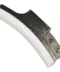 Close-up of a single felt brake pad from the Four Pack Felt Brake Pads For Exercise Bikes Heavy Duty Quiet Braking Blocks.