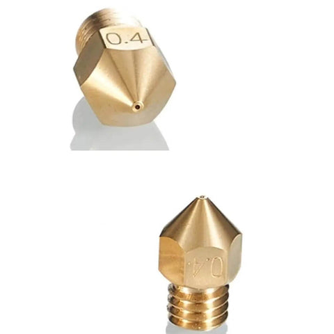 16Pcs 0.4mm MK8 Brass Ender 3 Nozzle Set For 3D Printers Including Ender 3 V2 Pro Max S1 Neo CR10 Series