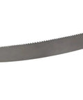 Top Tier Badass Bi Metal Band Saw Blade 72 Inch By Half Inch 6 TPI showing sharp teeth for efficient cutting in woodworking.