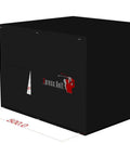 Spacious Portable Inflatable Golf Simulator Enclosure Matte Black For Indoor And Outdoor Practice Built For Serious Golfers 15W X 12H X 16.5D Ft, side view