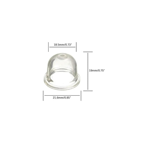 Repower Fuel Line Kit With Filter Primer Bulb And Vent For Gas Trimmers And Blowers size dimensions view
