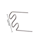 Top Pick 1000 Pcs Car Bumper Repair Rods Welding Wire Steel Silver Stapler Fix Kit For Plastic Abs Pvc Nylon Auto Body Work Super Easy Deal, 5cm zigzag steel rod.