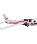 Fox Glider V2 RC Airplane With Flaps 91.4 Inch Wingspan Five Channel Brushless Plug And Play PNP Kit on white background