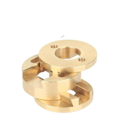 Upgrade Your Print Game With 2pcs 16mm Oldham Couplings For VzBoT And T8 Lead Screws To Slash Z Axis Wobble And Boost Smoothness On Hot Beds brass