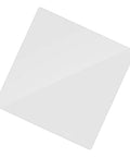 Top view of Transparent Acrylic Overlock Computer Case DIY Base Stand For MATX Motherboard 4mm Thick 268x268 mm Open Air Cooling For Testing OC And Gaming Fits Longer Graphics Cards.