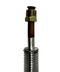 Solid Two Stage Air Compressor Intercooler Tube Assembly Straight Fit For 25T2 Pump Replaces X1434T18 And X1434T18N showing metal construction and threaded end.