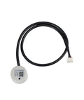 Ultrasonic Liquid Level Sensor Non Contact With UART Output Options And Switch Output 1mm Resolution 2cm To 200cm Range 3.3 To 5.0V Compatible PNP Or NPN Output UART Automatic Or Controlled Ideal For DIY Projects, front view with connector.
