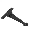 Heavy Duty Black Iron Arrow T Strap Hinge 6 Inch Long For Cabinet Doors And Gates Tough As Nails Rust Resistant Hardware