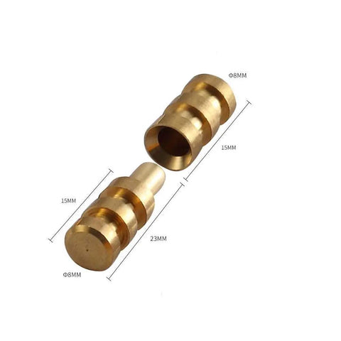 Upgrade Your Setup With This Set Of Fifteen Zinc Alloy Table Connector Pins And Copper Plated Sleeves designed for snug table joint support.
