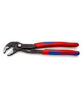 Cobra Water Pump Pliers 10 Inch With Self Locking Grip Quick Touch Button Adjustment Pro Grade Heavy Duty Plumbing
