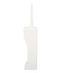 Hella Nostalgic White Retro Brick Cell Phone Model Ornament For Office Desk Decor Vintage 80S 90S Throwback Piece side view
