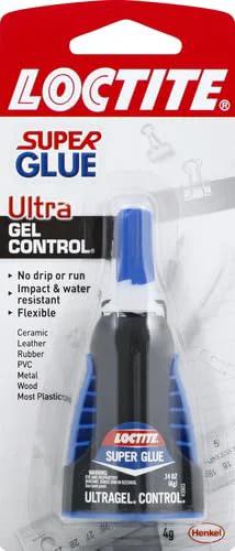 Ultra Gel Control Clear Super Glue 0.14 Fl Oz Bottle 1 Pack For Plastic Wood Metal Crafts And Repair Cyanoacrylate Instant Glue