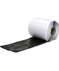 Roof Sealant Tape 3 Inch By 3/4 Inch Heavy Duty Weatherproof Seal 10 Foot Roll, white roll with black adhesive side exposed