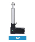 Side view of 12V Linear Actuator With Telescoping Push Rod Beefy 6000N Thrust 800mm Stroke 5 Mm Per Second Travel Ideal For Solar Panels