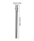 Top Tier Stainless Steel Luer Lock Dispensing Needle 2.40 inch, blunt tip design for precise glue and ink application.