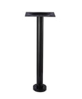Sturdy Stainless Steel Breakfast Bar Support Leg For Coffee And Dining Tables Heavy Duty Metal Furniture Feet With Screws 6 Cm Diameter