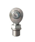 Heavy Duty XMR16 Male Rose Joint Rod End With 1 Inch Bore Plus 1.25 Inch Thread, steel construction for suspension upgrades.