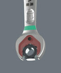 Close-up of Joker SW 14 SB Ratcheting Combination Wrench with Open-End Fastener Hold and Depth Stop
