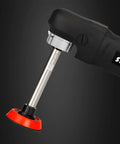 Polisher with Pro Grade Metal Rotary Extension Shaft Set Notched For Quick Removal With 75mm 100mm And 140mm Lengths And 5/8-11 Thread