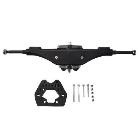 17 Inch Aluminum Electric Skateboard Trucks With Gasket And Bridge Riser Pads For Longboards High Strength Motor Trucks