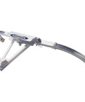 Heavy Duty Ladder Stabilizer For 45 Inch Ladders With Quickclick Lock, aluminum construction with anti slip feet, side view.