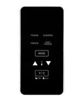 Exterior control panel of Spacious 33 Inch Convertible Upright Freezer And Refrigerator With 20 Point 2 Cubic Feet Stash Room.