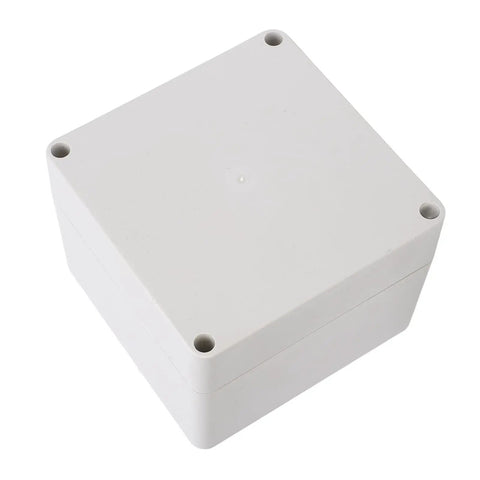IP65 Waterproof ABS Plastic Enclosure For Electronics, Outdoor Junction Box 120x120x90mm, erosion-resistant top view