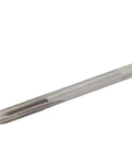 Machine Tap 8 40 UNC Thread HSS 6542 3 Flute Threading Tool for Metalworking shown in steel material with flutes