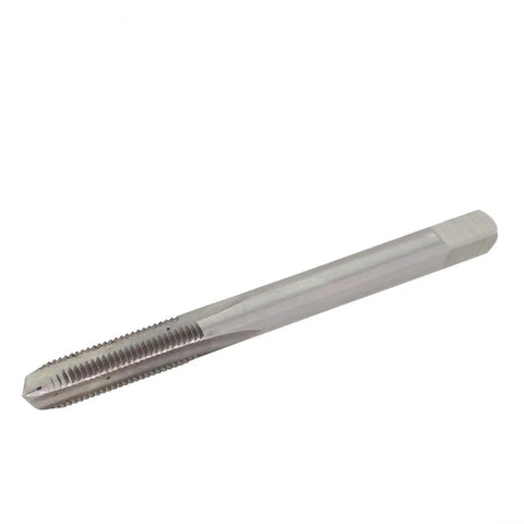 Machine Tap 8 40 UNC Thread HSS 6542 3 Flute Threading Tool for Metalworking shown in steel material with flutes