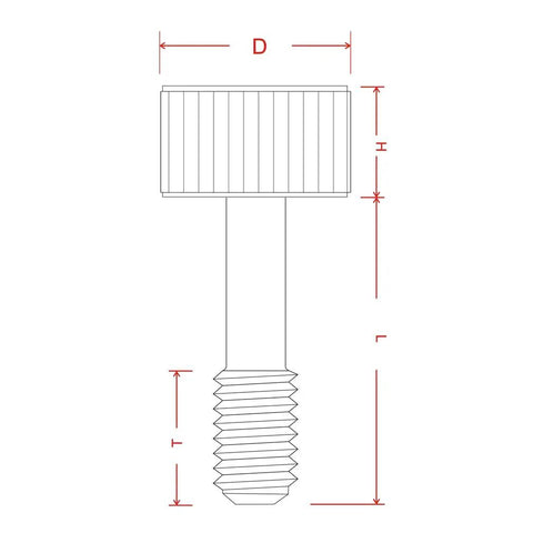 Heavy Duty M4x25mm Captive Screws With Hex Socket Cap Head Stainless Steel detailed drawing with dimensions.