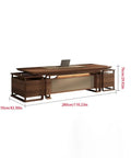 Huge Adjustable Standing Desk Featuring Smooth Sit Stand Functionality Roomy Executive Workspace with spacious wood laminate top