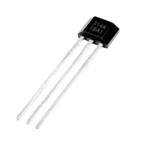 Score A Legit Pack Of Heavy Duty Hall Effect Sensor Switches Engineered For Instant Setup. 3144 TO-92 package sensor with three metal pins.