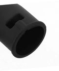 Close-up of a black silicone diverter hose for pressure cookers, part of a Two Pack Silicone Diverter Hoses For Pressure Cookers High Temp Resistant Replacement For Optimal Steam Control Easy To Clean Kitchen Silicone Accessories.