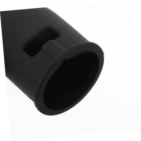 Close-up of a black silicone diverter hose for pressure cookers, part of a Two Pack Silicone Diverter Hoses For Pressure Cookers High Temp Resistant Replacement For Optimal Steam Control Easy To Clean Kitchen Silicone Accessories.