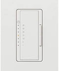 Maestro 5 Amp Countdown In-Wall Digital Eco-Timer for incandescent and halogen lights and exhaust fans, white finish close-up view
