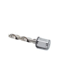 Oscarbide annular cutter with Weldon shank, 3/8 in cutting diameter and 2 in depth of cut