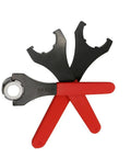 Two Pack ER Collet Nut Wrench Set UM Type For CNC Milling And Lathe Work Fits ER32 UM Thread Diameter Stainless Steel Multicolor Spanner