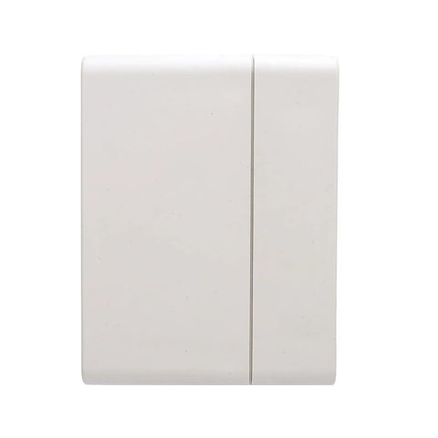 Front view of All Weather IP65 ABS Project Box 120x120x90mm Rugged Weatherproof Enclosure for outdoor electronics and solar systems.