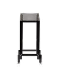 Heavy Duty Outfeed Support Table For 9 Inch Variable Wide Belt Sander, adjustable height steel table front view.