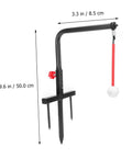 Iron Swing Training Tool Golf Practice Gear For Accurate Posture And Swing Portable Outdoor Swing Trainer with dimensions