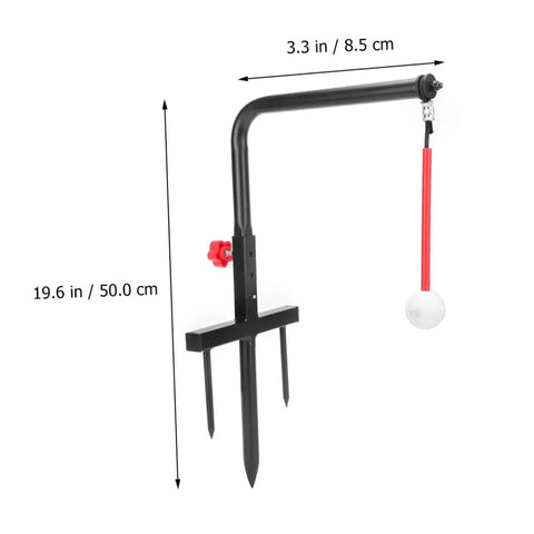 Iron Swing Training Tool Golf Practice Gear For Accurate Posture And Swing Portable Outdoor Swing Trainer with dimensions