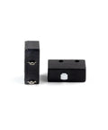 Five Pack SPDT Momentary Push Button Actuators For Welding Machines 250V 3A And 125V 5A MicroSwitch Limits, side and top view
