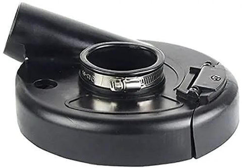 Grinder Vacuum Shroud Cover for 7 Inch Angle Grinders Universal Dust Shield for Hand Grinders and Polishers Rubber and Plastic Construction Converts Easily for Cleaner No Fuss Work